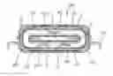 Fig. 01 - Electrical connector having improved shielding shell
