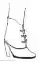 Fig. 01 - High Heel Shoe or Boot Ankle Support