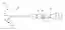 Fig. 01 - Cold plasma electrosurgical apparatus with bent tip applicator