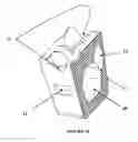 Fig. 03 - Bi-directional fixating/locking transvertebral body screw/intervertebral cage stand-alone constructs