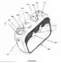 Fig. 09 - Bi-directional fixating/locking transvertebral body screw/intervertebral cage stand-alone constructs