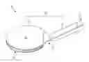 Fig. 01 - Non-planar table tennis racket