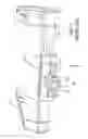 Fig. 02 - Trailer hitch architecture adaptable to multiple conventional drawbar sizes having drawbar adaptor size-reducing sleeve for attachment pin