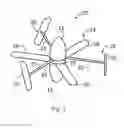 Fig. 02 - Vertical takeoff and landing aircraft having telescoping boom for lateral payload deployment counterbalanced through multi-axis thrust vectoring