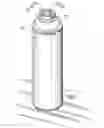 Fig. 02 - Aerosol can actuator lever for selective dispensing