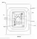 Fig. 09 - Serpentine flow channels for flowing fluids over chip sensors