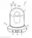 Fig. 01 - Dome-type camera and dome cover