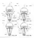 Fig. 06 - LED light bulb, lamp fixture with self-networking intercom, system and method therefore