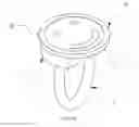 Fig. 09 - Device for interchangeable attachment of accessories to hair ties