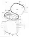 Fig. 01 - Packaging container with rim and lid