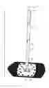 Fig. 01 - Bathroom cleaning device with removable, washable and reusable head and method of use