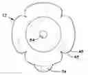 Fig. 01 - Multi-petaled mounting members for ostomy pouches