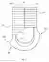 Fig. 10 - Absorbent pant with advantageously channeled absorbent core structure and bulge-reducing features