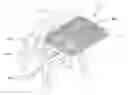 Fig. 01 - Accessory tray for attachment to a folding step ladder