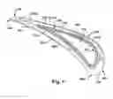 Fig. 10 - Blade with parallel corrugated surfaces on inner and outer surfaces