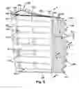 Fig. 11 - Blade with parallel corrugated surfaces on inner and outer surfaces