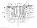 Fig. 01 - Closing assembly for closing a blade ring, associated blade supports, turbomachine, and method for inserting a closing assembly