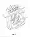 Fig. 11 - Stringed musical instrument for generating sound from two sound boards on opposite sides of the instrument and a method of construction