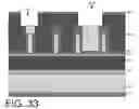 Fig. 35 - Aligning conductive vias with trenches