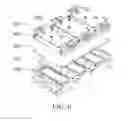 Fig. 05 - Cold plate assembly for electrical cabinet
