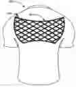 Fig. 01 - Article of apparel providing enhanced body position feedback