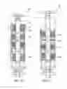 Fig. 11 - Method for making multilayer coextruded films using a layer sequence repeater module