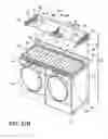 Fig. 37 - Laundry system for washing multiple loads of fabric items