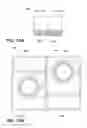 Fig. 72 - Laundry system for washing multiple loads of fabric items