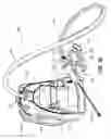 Fig. 21 - Cable feed control mechanism for drain cleaner