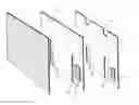 Fig. 01 - Multi-layered cap shingle with enhanced wind performance and method of making same