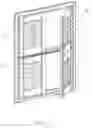 Fig. 13 - Connecting structure and covering device for opening of building
