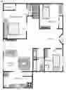 Fig. 01 - Managing a group of geometric objects correlated to a set of spatial zones associated with an architectural layout