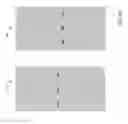 Fig. 20 - Shingled solar cells overlapping along non-linear edges