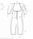 Fig. 01 - Multilayered Thermally-insulating Garment with Ventilating Inserts