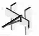 Fig. 01 - Simple F-shaped shelf and tool hanging bracket