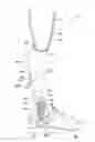 Fig. 01 - Lower limb prosthesis comprising a hydraulic damping and a vacuum generating mechanism