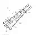Fig. 01 - Heated lacrosse stick shaft
