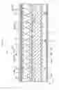 Fig. 19 - Laminated optical member, lighting device, display device, and television device with spacers defined in linear shapes along a plate surface with axes tilted relative to an arrangement direction of pixels