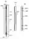 Fig. 01 - Adjustable door assembly for a shower enclosure area