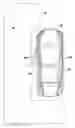 Fig. 01 - Vehicle front door power opening system