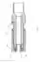 Fig. 08 - Standing injection valve with hydraulically dampened valve closure