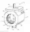 Fig. 01 - Butterfly valve utilizing spring for consistent disk placement