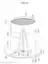 Fig. 30 - BURNER AND  SUPPORT STRUCTURE WITH A PERFORATED FLAME HOLDER