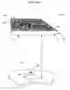 Fig. 43 - BURNER AND  SUPPORT STRUCTURE WITH A PERFORATED FLAME HOLDER