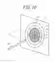 Fig. 10 - Method of measuring scanning characteristics of optical scanning apparatus and chart for measuring scanning characteristics used in same