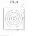 Fig. 15 - Method of measuring scanning characteristics of optical scanning apparatus and chart for measuring scanning characteristics used in same