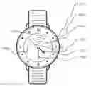 Fig. 01 - Hybrid smart watch multiple sources of time, multiple power sources, and multiple time indicator mechanisms