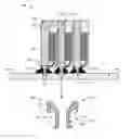 Fig. 01 - Multi-surface edge pads for vertical mount packages and methods of making package stacks