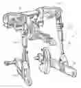 Fig. 01 - Locking link assembly for work machine hitch