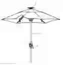 Fig. 01 - Umbrella with a bluetooth sound device